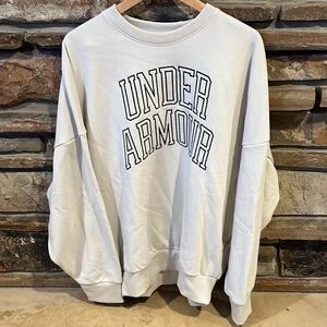 Under Armour UA Icon Logo Oversized Terry Crewneck Sweatshirt